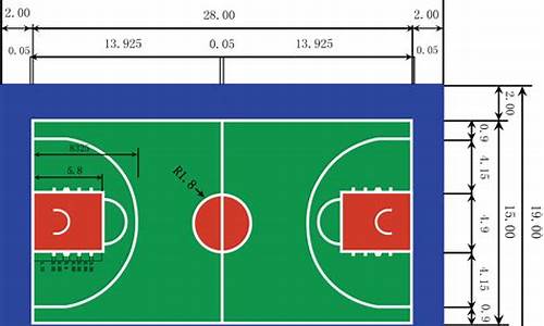 nba篮球场地规则_nba篮球场区域图解